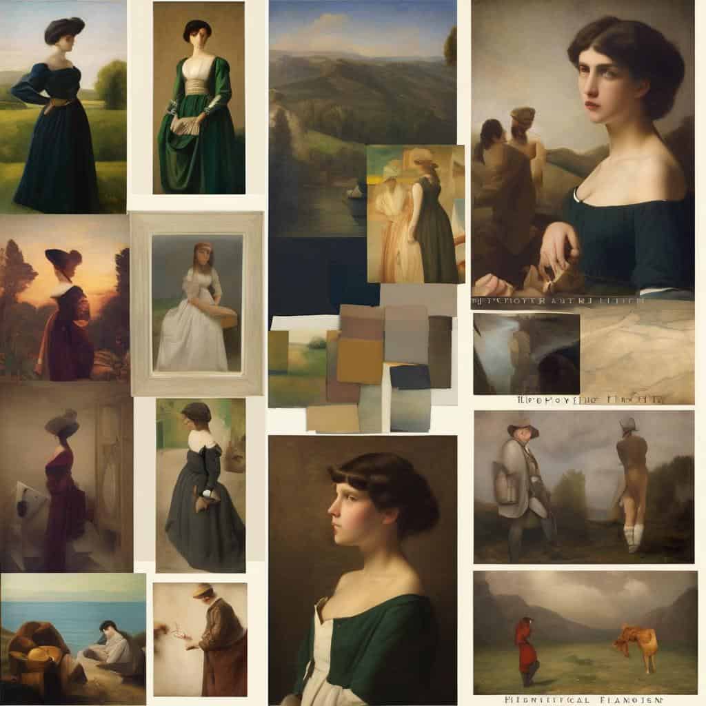 Μινιμαλιστική τέχνη της έκφρασης σε πορτρέτα και landscapes. Απλά και εκφραστικά έργα, εστιάζοντας στη δυναμική της αφαιρετικής παρουσίασης.